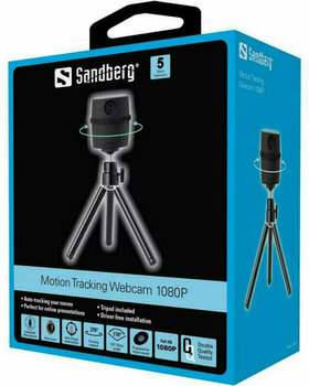 Veebikaamera Sandberg Motion Tracking Webcam 1080P - 4
