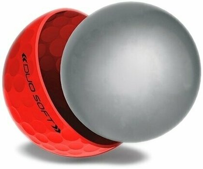 Golf žogice Wilson Staff Duo Optix Golf Balls Red - 2