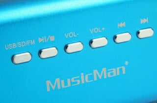 Портативна/Преносима тонколона Technaxx MusicMan Портативна/Преносима тонколона Blue - 2
