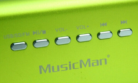 Coluna portátil Technaxx MusicMan Green - 2