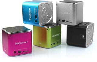 Portable Speaker Technaxx Mini MusicMan Portable Speaker Silver - 2