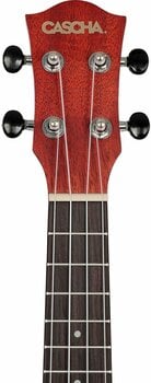 Sopránové ukulele Cascha HH 2263 Premium Sopránové ukulele Červená - 5
