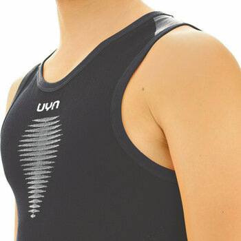 Sleeveless running tops UYN Marathon Ow Sleeveless Black L/XL Sleeveless running tops - 3