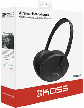 Bezdrôtové slúchadlá na uši KOSS KPH 7 Wireless Black - 6