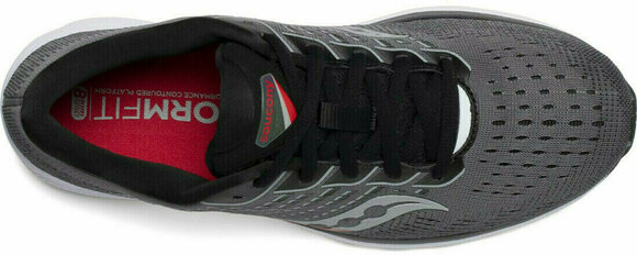 Pantofi de alergare pe șosea Saucony Ride 13 Cărbune/Roșu 43 Pantofi de alergare pe șosea - 3