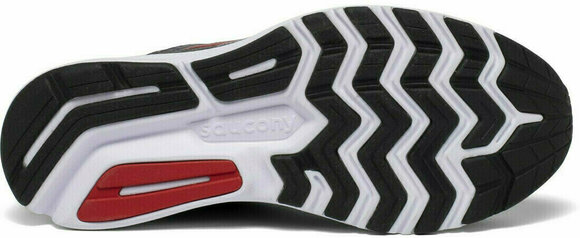 Silniční běžecká obuv Saucony Ride 13 Charcoal/Red 45 Silniční běžecká obuv - 4