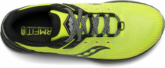 Trail running shoes Saucony Mad River TR2 Citrus/Black 45 Trail running shoes - 3