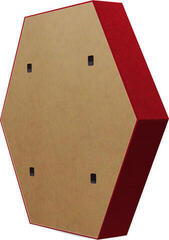 Absorbent foam panel Mega Acoustic HEXAPET GP25 Dark Red Absorbent foam panel - 2