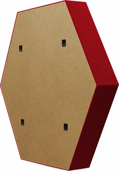 Chłonny panel piankowy Mega Acoustic HEXAPET GP25 Dark Red - 3