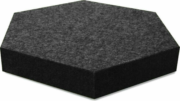 Absorbent foam panel Mega Acoustic HEXAPET GP09 Black - 2
