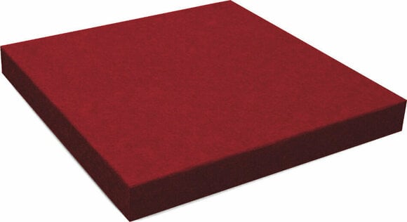 Absorbent foam panel Mega Acoustic SQPET GP25 Dark Red - 2