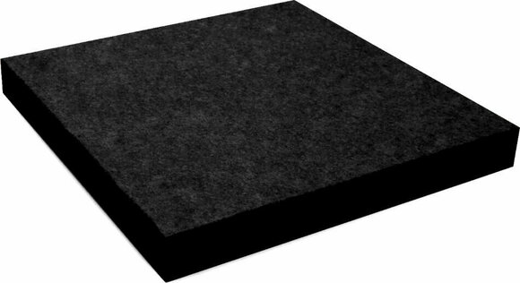 Absorbent foam panel Mega Acoustic SQPET GP09 Black - 2