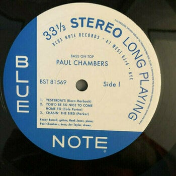 Vinyl Record Paul Chambers - Bass On Top (LP) - 2