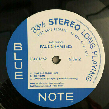 Vinylskiva Paul Chambers - Bass On Top (LP) - 3