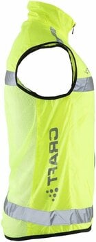 Kurtka do biegania Craft Visibility Vest Yellow S Kurtka do biegania - 4