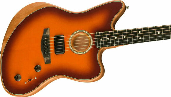 Special Acoustic-electric Guitar Fender American Acoustasonic Jazzmaster Tobacco Sunburst - 3