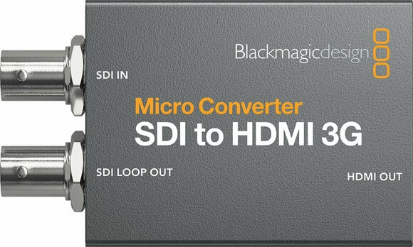 Conversor de vídeo Blackmagic Design Micro Converter SDI to HDMI 3G NOPS - 3