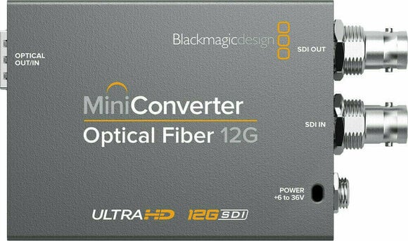 Conversor de vídeo Blackmagic Design Mini Converter Optical Fiber 12G - 3