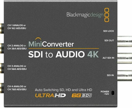Convertisseur vidéo Blackmagic Design Mini Converter SDI to Audio 4K - 2