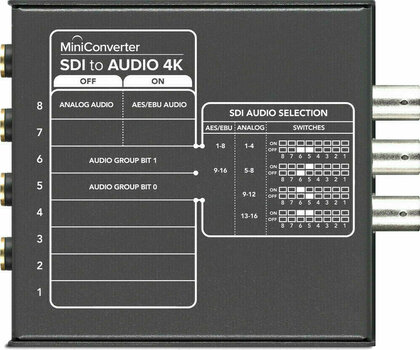 Convertidor de video Blackmagic Design Mini Converter SDI to Audio 4K Convertidor de video - 3