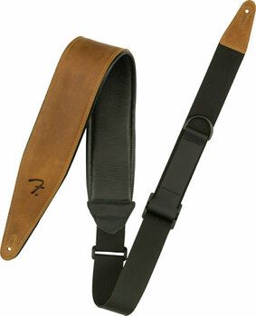 Leather guitar strap Fender Leather Strap Cognac Leather guitar strap Cognac - 3