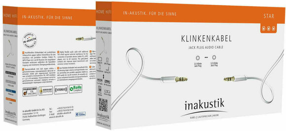 Hi-Fi Kabel AUX Inakustik Star MP3 Audio Cable 1,5 m - 2