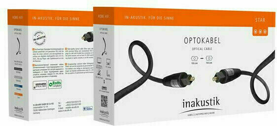 Hi-Fi Optický kabel
 Inakustik Star Optical Cable 1,5 m - 2