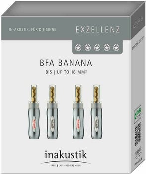 Hi-Fi Connector, adapter Inakustik Excellence BFA Banana - 2