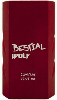 Collier de serrage trottinette Bestial Wolf Crab Rouge Collier de serrage trottinette - 2