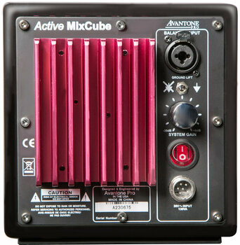 1-weg actieve studiomonitor Avantone Pro Active MixCube Zwart - 2