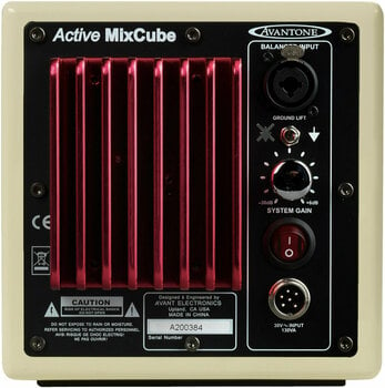 1-vägs aktiv studiomonitor Avantone Pro Active MixCube Buttercream - 2