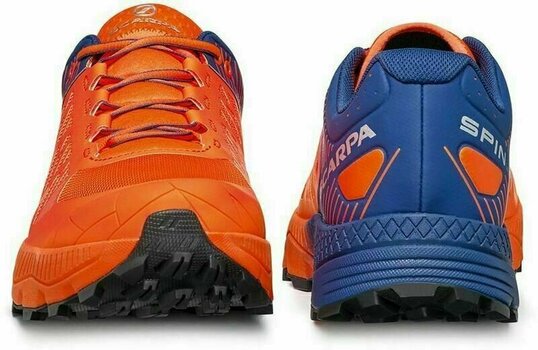 Trailowe buty do biegania Scarpa Spin Ultra Orange Fluo/Galaxy Blue 42,5 Trailowe buty do biegania - 4