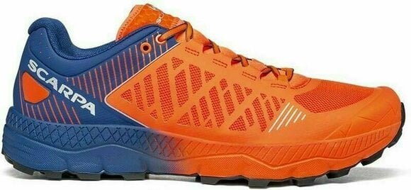 Trail running shoes Scarpa Spin Ultra Orange Fluo/Galaxy Blue 44 Trail running shoes - 2