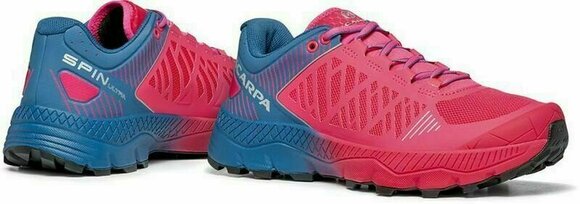 Trail obuća za trčanje
 Scarpa Spin Ultra Rose Fluo/Blue Steel 36,5 Trail obuća za trčanje - 7