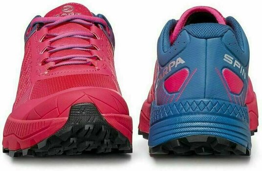 Трейл обувки за бягане
 Scarpa Spin Ultra Rose Fluo/Blue Steel 37 Трейл обувки за бягане - 4