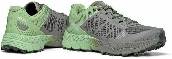 Трейл обувки за бягане
 Scarpa Spin Ultra Shark/Mineral Green 39,5 Трейл обувки за бягане - 7
