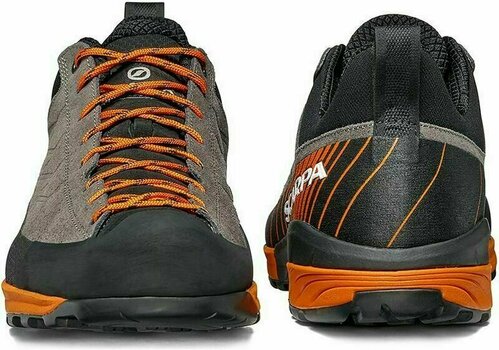 Mens Outdoor Shoes Scarpa Mescalito Titanium/Orange 41 Mens Outdoor Shoes - 4