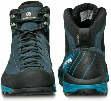 Mens Outdoor Shoes Scarpa Mescalito MID GTX Ottanio/Lake Blue 41 Mens Outdoor Shoes - 4