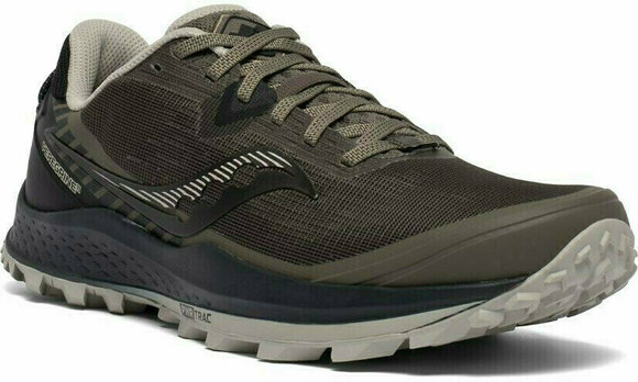 Trail running shoes Saucony Peregrine 11 Gravel/Black 46,5 Trail running shoes - 5