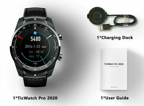 Smart hodinky Mobvoi Ticwatch Pro Black 2020 - 7