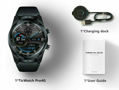 Смарт часовници Mobvoi TicWatch Pro 4G Black - 11