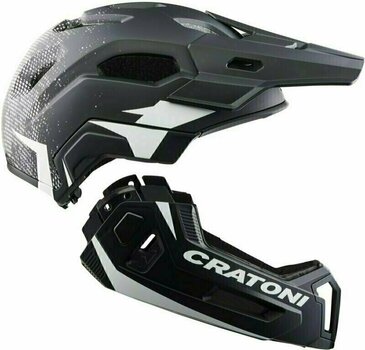 Cratoni C-Maniac 2.0 MX Black/White Matt S/M - Muziker