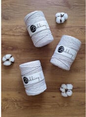 Cord Bobbiny Macrame Cord 5 mm 100 m Moonlight Cord - 2