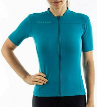Biciklistički dres Castelli Anima 3 Jersey Dres Celeste/Marine Blue M - 3