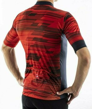 Maglietta ciclismo Castelli Rapido Maglia Red/Savile Blue 3XL - 6