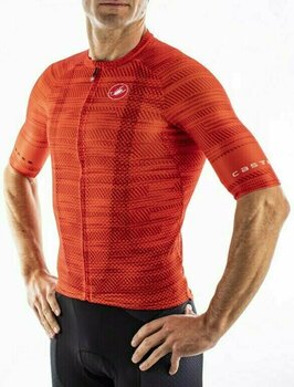Odzież kolarska / koszulka Castelli Climber'S 3.0 Golf Fiery Red S - 4