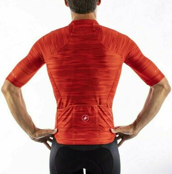 Odzież kolarska / koszulka Castelli Climber'S 3.0 Golf Fiery Red S - 5