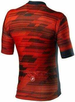 Fietsshirt Castelli Rapido Jersey Red/Savile Blue XL - 2