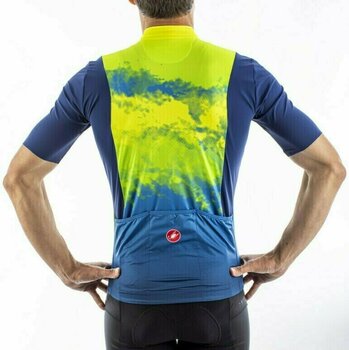Camisola de ciclismo Castelli Polvere Jersey Jersey Yellow Fluo M - 5