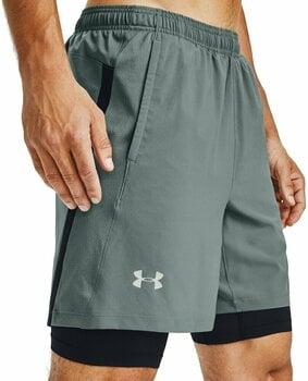 Hardloopshorts Under Armour UA Launch SW 2 in 1 Lichen Blue M Hardloopshorts - 3